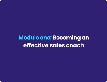 Becoming an effective sales coach