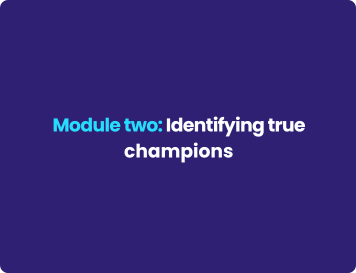 Identifying true champions