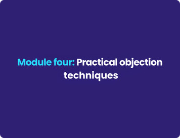 Practical objection techniques​