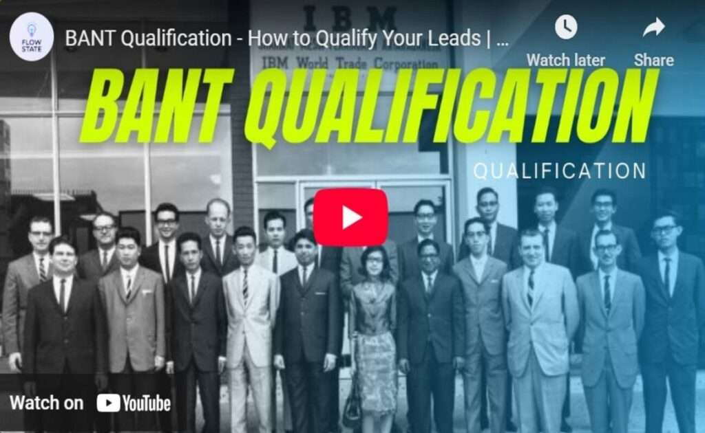 BANT qualification